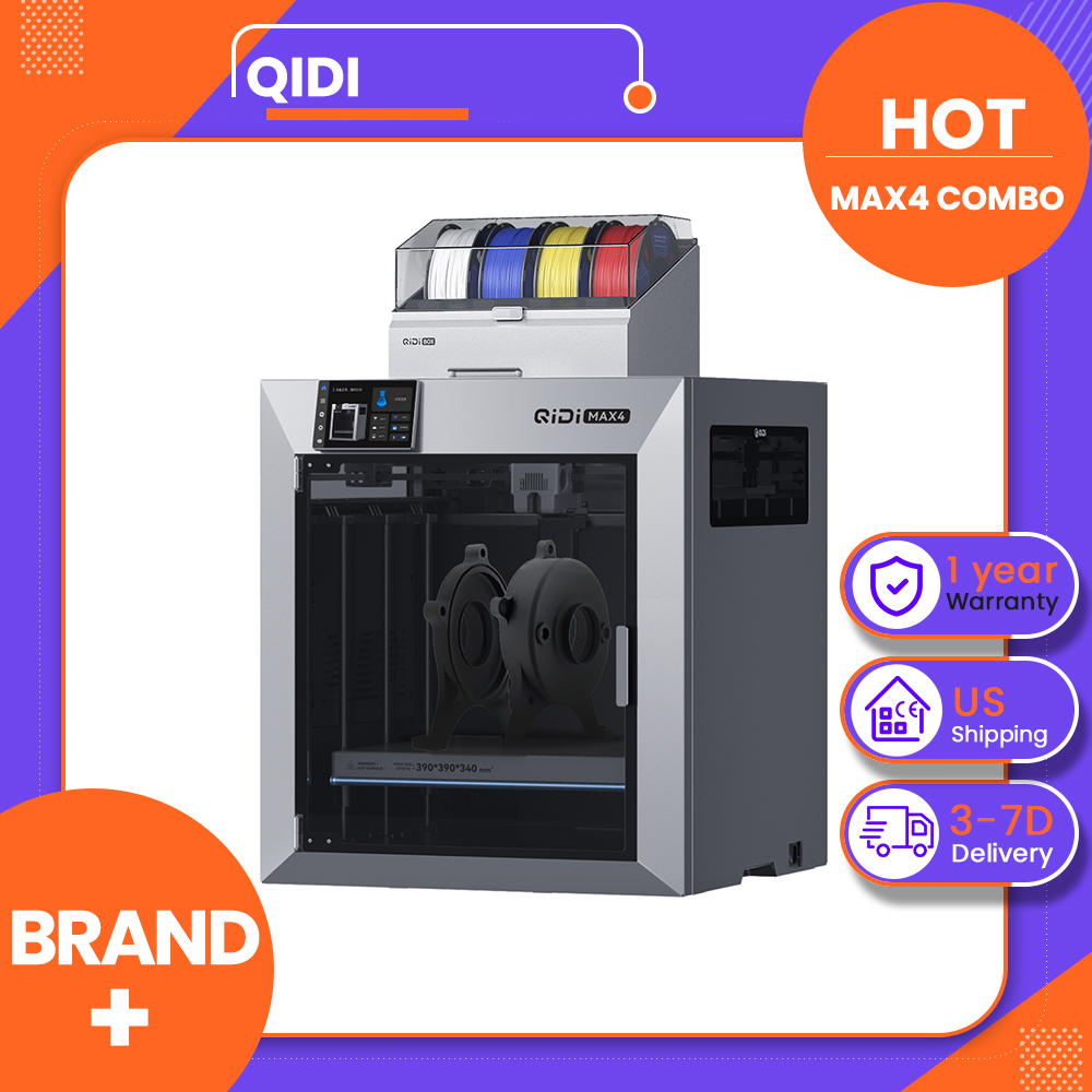 Direct Drive Dual Gear Extruder High Speed - QIDI Max4 Combo 3D-printer, tot 16