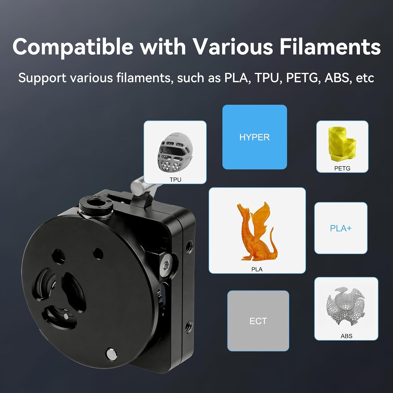K1/K1 Max/K1C/SE Extruder, ver - Direct Drive Dual Gear Extruder High Speed recensie en prijs